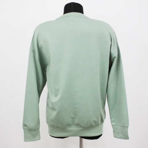 Свитшот с вышивкой (светло-зеленый)