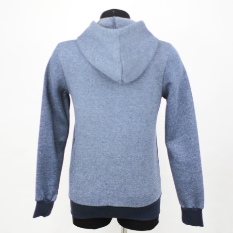 Толстовка на молнии с вышивкой (светло-синий)