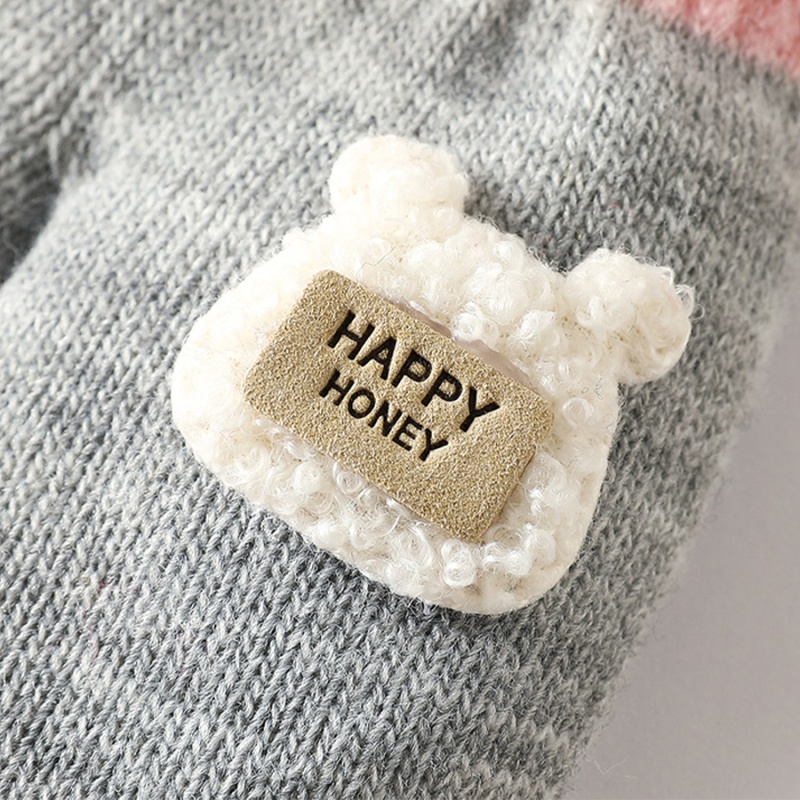 Варежки детские Happy Baby/Cat розовые